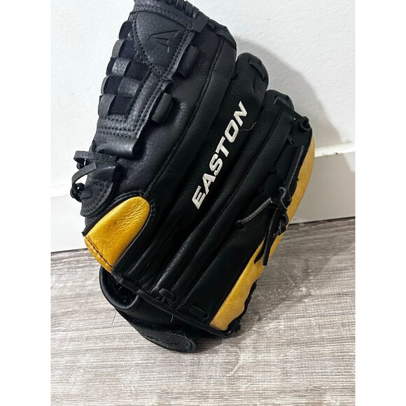 Easton Black Magic BX1250B Leather Baseball Softball Glove Left Hand Black - Picture 1 of 5